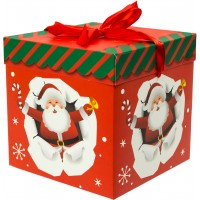 Коробка новорічна картонна M Gift 15 см (12) (840) TL00311-M  