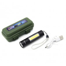 Ліхтар акум. метал. "Police" microUSB 3 режими №BL-510/1501-XPE+COB(60)