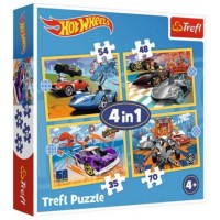 Пазли Trefl 4в1 Супер авто. Hot Wheels 34627(8)