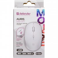 Мишка BT Defender Auris MB-027 безшумна (1600dpi) white