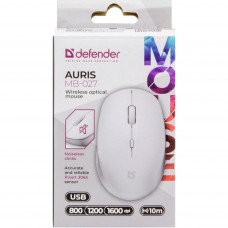 Мишка BT Defender Auris MB-027 безшумна (1600dpi) white