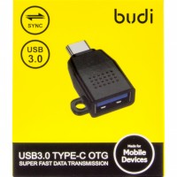 Адаптер перехідник Type-C > USB 3.0 OTG DC151B black