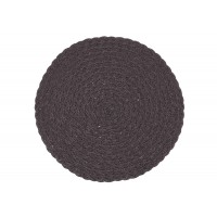 Серветка настільна кругла "Casual" 38см коричнева №445-028/Bonadi/(4)