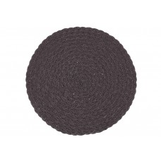 Серветка настільна кругла "Casual" 38см коричнева №445-028/Bonadi/(4)