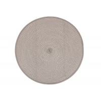 Серветка настільна кругла "Casual" 38см сіра №445-034/Bonadi/(4)
