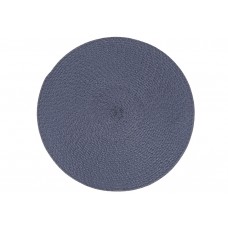Серветка настільна кругла "Casual" 38см сталевий синій №445-057/Bonadi/(4)