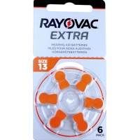 Батарейка Rayovac Zinc Air 13/6bl(6)(60)