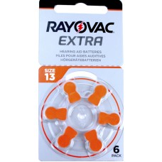 Батарейка Rayovac Zinc Air 13/6bl(6)(60)