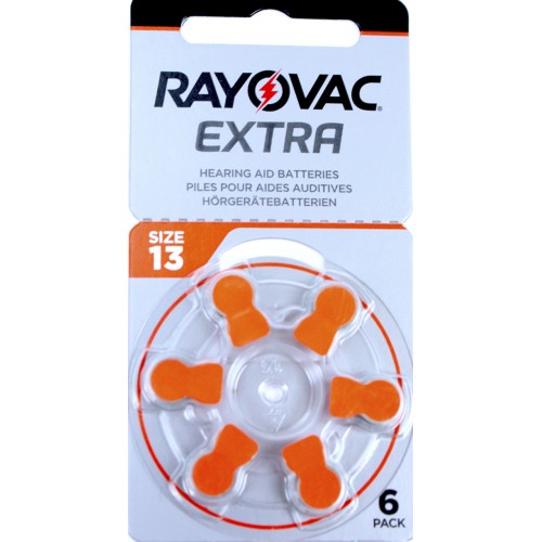 Батарейка Rayovac Zinc Air 13/6bl(6)(60)