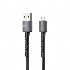 Кабель USB > microUSB Havit HV-CB6195 2.1A 1м black