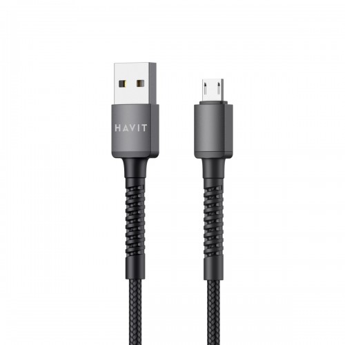 Кабель USB > microUSB Havit HV-CB6195 2.1A 1м black