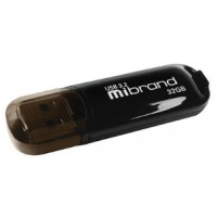 Флеш-пам`ять 32GB Mibrand Gen1 Marten USB3.2 black 0044