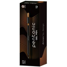 Ручка гел. Linc 420420 Pentonic 0,7мм помаранчева(12)