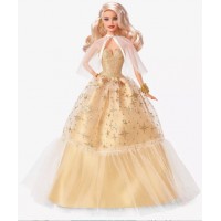 Лялька святкова в розкішній золотистій сукні HJX04/Barbie/(3)