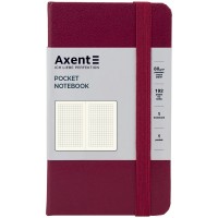 Блокнот B6 96арк. кліт. тв. обкл. Partner винний 8301-46-A/Axent/(18)