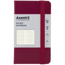 Блокнот B6 96арк. кліт. тв. обкл. Partner винний 8301-46-A/Axent/(18)