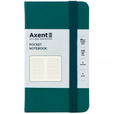 Блокнот B6 96арк. кліт. тв. обкл. Partner малахітовий 8301-31-A/Axent/(18)