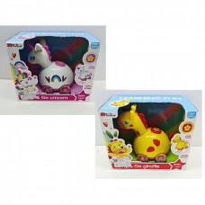 Тварина 17см,єдиноріг/жираф,муз.,світло,їздить,в кор-ці 23х19,5х11,5см №35395A-B(18)