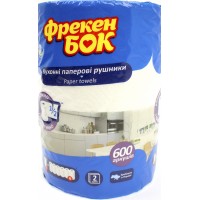 Рушник паперовий Фрекен Бок 2шар. 600арк. 9382