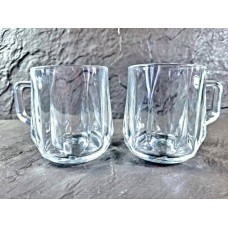 Набір чашок скло (2шт) 250мл №7141-01/S&T/(36)