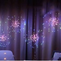 Гирлянда-пучок электрическая 500 LED Multicolor L-3м, H-0,25 м 1947-01