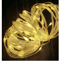 Гірлянда електрич. Роса люкс 100LED білий теплий,L-10м 1900-07(100)