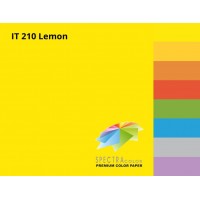 Бумага цветная А4 80 г/м интенсив Spectra Color Lemon 210 лимон (10)