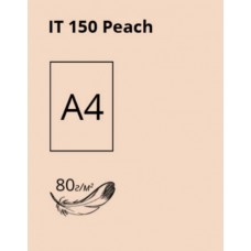 Папір кольор. А4 80г/м паст. Crystal Color Paper Peach 150 (персик)(100)