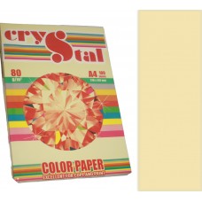 Папір кольор. А4 80г/м паст. Crystal Сolor Cream 110 (кремовий)(100)