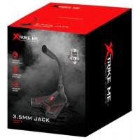 Мікрофон Xtrike Me XMC-01 3.5mm, black+red