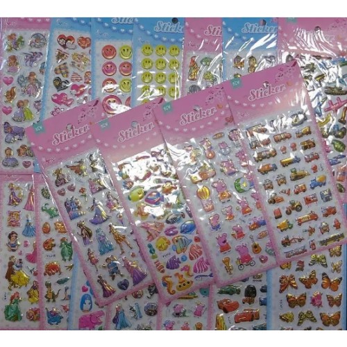 Наліпки з розмальовками Y-L мікс 2228(12)