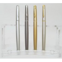 Ручка кап. метал. Baixin синя RP978-1-2-7 mix(12)