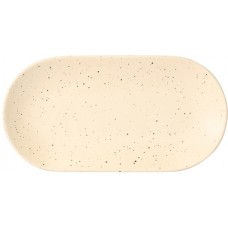 Блюдо керам. "Limited Edition Sandy Cream" 25см овал. №ZH-7013-6(6)(24)