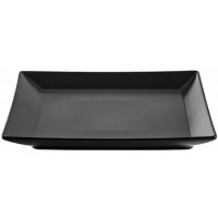 Тарілка обідня керам. "Ipec Tokyo" чорна 26х26см №30900238/00402(12)