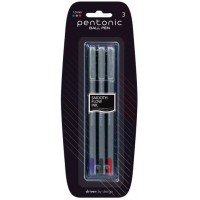 Набір ручок кульк. масл. Linc 412209 Pentonic 1мм 3шт (синя,червона,чорна)