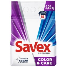 Прал. порошок 2,25кг автомат Savex Color&Care(6)