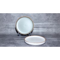 Тарілка керам. "Sand" 20см мікс №2113-2(6)(24)/S&T