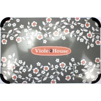 Корзина Violet House Decor Antracite Flowers 10л grey 0647/6383/6471