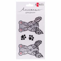 Аплікація зі стразів самокл. Santi Puppies 9,5х15,5см 742988(10)