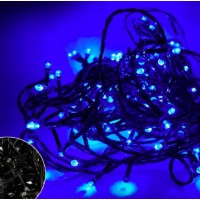 Гирлянда электрическая String 200 LED, черный провод (100) 1221-03