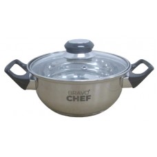 Каструля нерж. Bravo Chef 18см 1,6л з бакелітовими ручками BC-2002-18/10779(6)