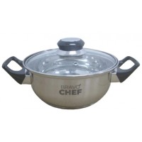 Каструля нерж. Bravo Chef 20см 2,3л з бакелітовими ручками BC-2002-20/10786(6)