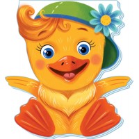 Книжка А6 "Кумедні лапки : Каченя"/Ранок/(20)