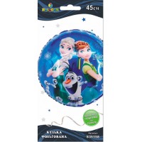 Кулька повітр. фольгована Холодне серце Frozen Fever 45см 835158/Pelican/(5)