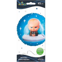 Кулька повітр. фольгована BOSS BABY 45см 835129/Pelican/(5)