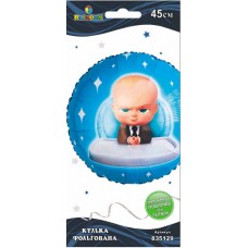 Кулька повітр. фольгована BOSS BABY 45см 835129/Pelican/(5)