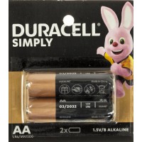 Батарейки Duracell LR-06/блістер відривний 2*10(10)(100)