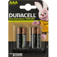 Акумулятори Duracell ready Ni-Mh (HR-03,750mAh)/блістер 4шт (20)