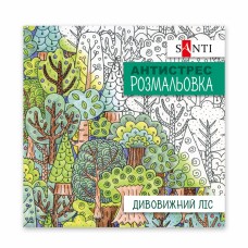 Розмальовка антистрес B5 20арк.Казкові квіти 742910/Santi/
