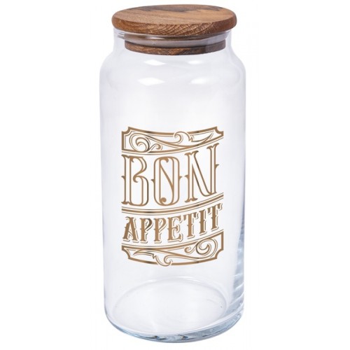 Банка скло Herevin Bon Appetit 0,89л з кришкою 232005-147(24)